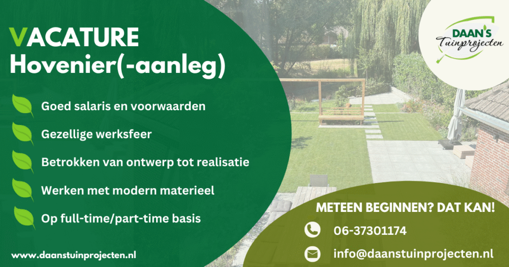 Vacature hovenier